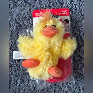 NWT Kong Dr. Noyz Squeaking duck dog toy